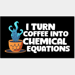 Funny Chemical Engineer T-Shirt - Coffee Chemistry Design Posters and Art